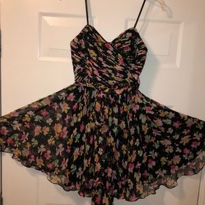 Jill Stuart floral silk dress